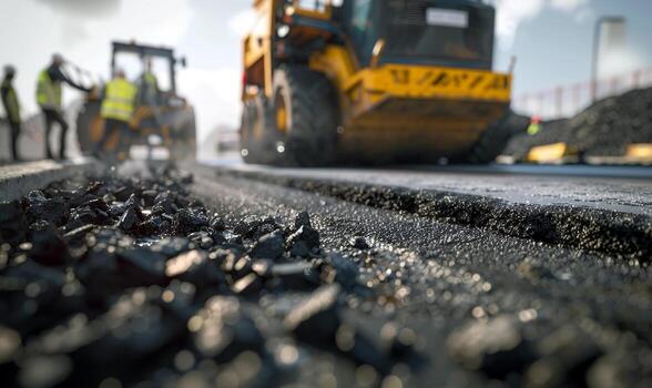 Road Works — paving and road construction
